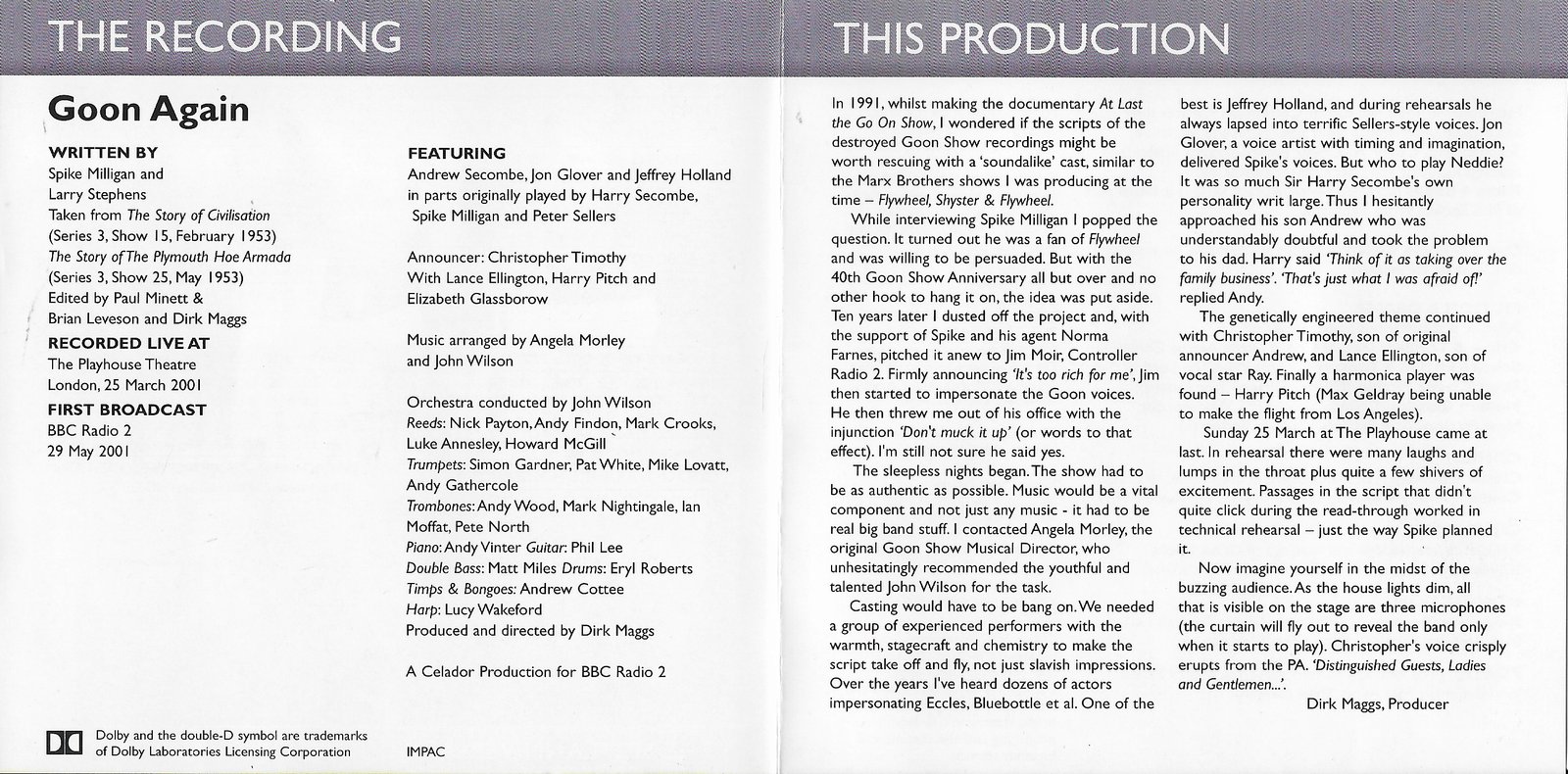 Middle of cover of ISBN 0-563-52466-9